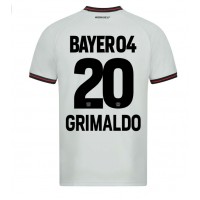 Dres Bayer Leverkusen Alejandro Grimaldo #20 Gostujuci 2023-24 Kratak Rukav